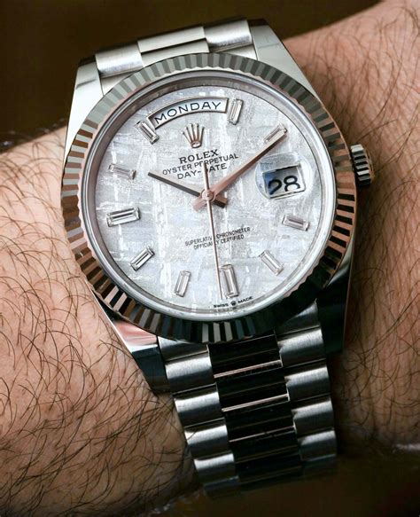 rolex day date white gold|rolex day date 40 228239.